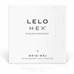 Lelo hex préservatifs box 3 unités sur Univers in Love