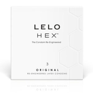 Lelo hex préservatifs box 3 unités sur Univers in Love