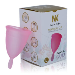 NINA KIKI CUP COUPE MENSTRUELLE TAILLE L ROSE – Image 3