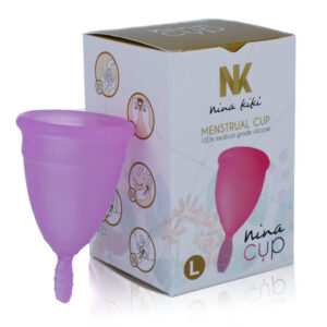 NINA KIKÍ - COUPE MENSTRUELLE VIOLET - TAILLE L – Image 3