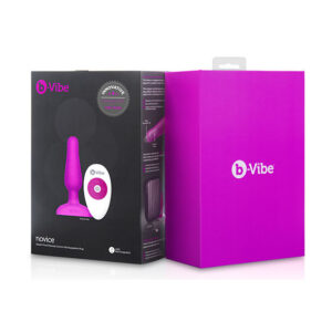 B-VIBE PLUG ANAL TÉLÉCOMMANDE NOVICE FUCHSIA – Image 5