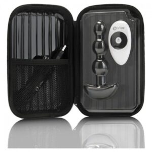 B-VIBE -PERLES  ANAL VIBRANTE EN SILICONE AVEC TÉLÉCOMMANDE  TRIPLET NOIRE – Image 7