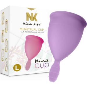 NINA KIKÍ - COUPE MENSTRUELLE VIOLET - TAILLE L – Image 4