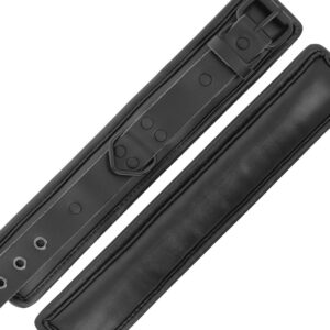 DARKNESS - MENOTTES ET COLLIER EN CUIR NOIR – Image 4