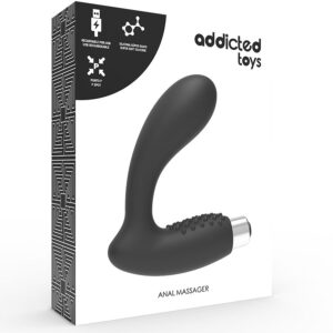 ADDICTED TOYS - VIBRATEUR PROSTATIQUE RECHARGEABLE MODÈLE 5 - NOIR – Image 3