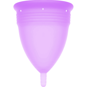 STERCUP - COUPE MENSTRUELLE EN SILICONE FDA LILAS - TAILLE L – Image 3
