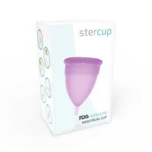 STERCUP - COUPE MENSTRUELLE EN SILICONE FDA LILAS - TAILLE L – Image 4