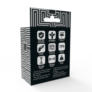 ADDICTED TOYS SET 3 ANNEAUX PÉNIS NOIR – Image 5