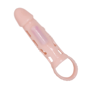 BAILE FUNDA EXTENSORA PENE CON VIBRACION Y STRAP 13.5 CM – Image 3