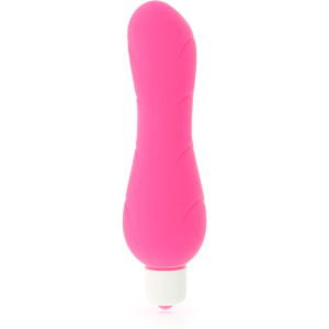 DOLCE VITA  VIBROMASSEUR POINT G EN SILICONE  ROSE – Image 3