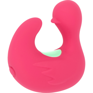 HAPPY LOKY MANIA CANARD MANIA DOIGT STIMULATEUR EN SILICONE RECHARGEABLE ROSE – Image 3