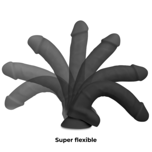 COCK MILLER SILICONE DENSITÉ COCKSIL ARTICULABLE 24 CM - NOIR – Image 3