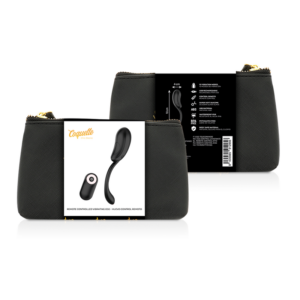 COQUETTE CHIC DESIRE™ - OEUF VIBRANT TÉLÉCOMMANDE RECHARGEABLE NOIR/OR – Image 5
