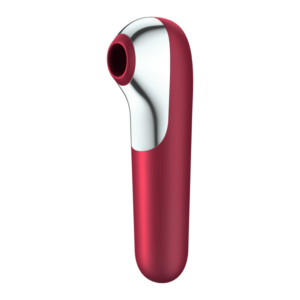 SATISFYER DUAL LOVE VIBRADOR Y SUCCIONADOR CON AIRE PULSADO ROJO – Image 5