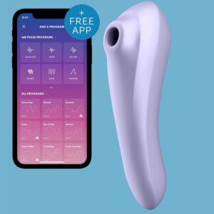 SATISFYER DUAL PLEASURE AIR PULSE MALVA – Image 4