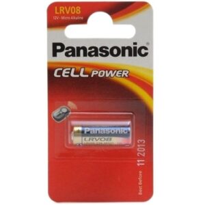 PANASONIC CELLE POWER  LRV08 LR23A 12V MICRO ALKALINE - 1 PILE – Image 1