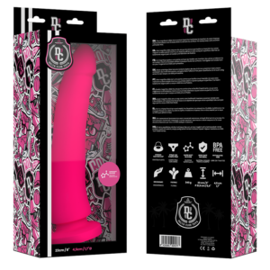 DELTA CLUB TOYS DILDO ROSA SILICONA MEDICA 23 X 4.5 CM – Image 5