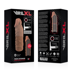 VIRILXL EXTENSION DE PENIS LIQUID SILICONE V5 COULEUR MARRON – Image 6