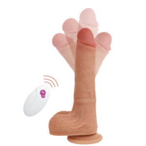 CYBER SILICOCK PENIS MASTER BEN RÉALISTE AVEC TELECOMMANDE  À DISTANCE 4 x 20,5 CM – Image 5