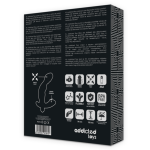 ADDICTED TOYS STIMULATEUR ANAL PROSTATE SILICONE RÉALISTE P-SPOT VIBE – Image 5