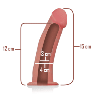 INTENSE – HARNAIS CREUX AVEC GODE EN SILICONE  3 X 16 CM – Image 5