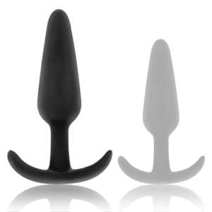 BLACK&SILVER - KAEL SILICONE LOOP ANAL PLUG SIZE M – Image 4