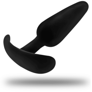 BLACK&SILVER - KAEL SILICONE LOOP ANAL PLUG SIZE M – Image 3