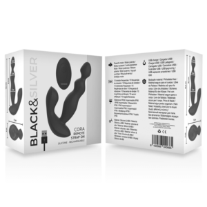 BLACK&SILVER PLUG ANAL VIBRANT A TELECOMMANDER EN SILICONE – Image 6
