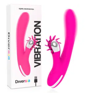 DIVERSIA RABBIT VIBROMASSEUR & STIMULATEUR 24 CM – Image 8
