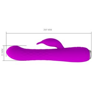 PRETTY LOVE - MOLLY VIBRATEUR  AVEC ROTATION RECHARGEABLE VIOLET – Image 5