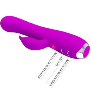 PRETTY LOVE - MOLLY VIBRATEUR  AVEC ROTATION RECHARGEABLE VIOLET – Image 7