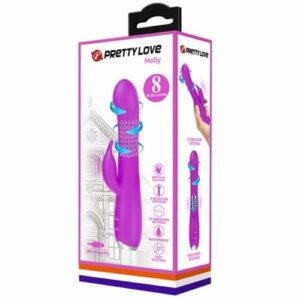 PRETTY LOVE - MOLLY VIBRATEUR  AVEC ROTATION RECHARGEABLE VIOLET – Image 8