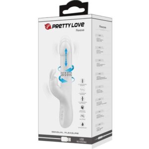 PRETTY LOVE  VIBRATEUR AVEC  ROTATION  REESE ARGENT RECHARGEABLE – Image 8