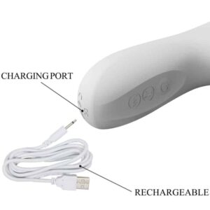 PRETTY LOVE  VIBRATEUR AVEC  ROTATION  REESE ARGENT RECHARGEABLE – Image 7