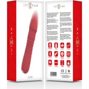 INTENSE  VIBROMASSEUR JUNI UP & DOWN 10 VIBRATIONS ROUGE – Image 5