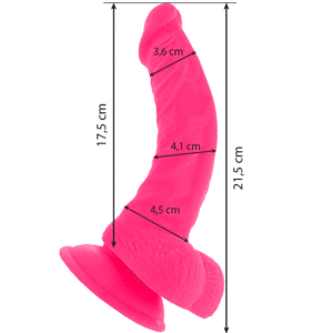 DIVERSIA™ - GODE VIBRANT FLEXIBLE AVEC TELECOMMANDE  21,5 CM - ROSE – Image 7