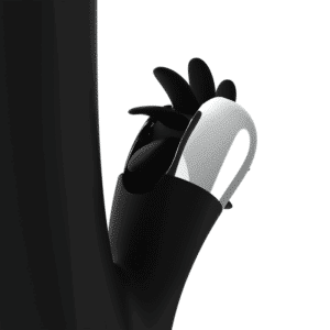 BLACK&SILVER VIBE ROTATEURS ET VIBROMASSEUR AVEC STIMULATEUR POINT G AVEC CLITORIDIEN – Image 3