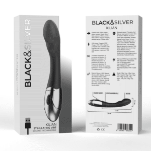 BLACK&SILVER KILIAN VIBRATEUR ET STIMULATEUR – Image 6