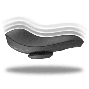 BLACK&SILVER - CULOTTE VIBRANTE RECHARGEABLE EN SILICONE  NOIRE – Image 3