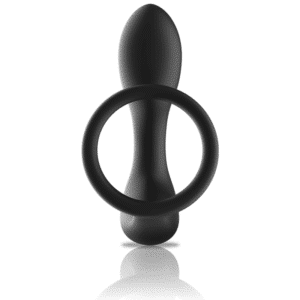 BLACK&SILVER - MASSAGER ANAL EN SILICONE RECHARGEABLE AVEC TÉLÉCOMMANDE NOIR – Image 4
