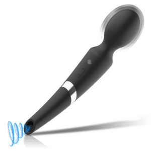 BLACK&SILVER - BECK MASSEUR EN SILICONE AVEC ASPIRATION RECHARGEABLE  NOIR – Image 3