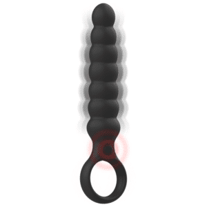 BLACK&SILVER™ BOB PUISSANT DILATATEUR ANAL VIBRANT  RECHARGEABLE EN SILICONE NOIR – Image 3