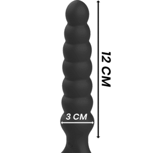 BLACK&SILVER™ BOB PUISSANT DILATATEUR ANAL VIBRANT  RECHARGEABLE EN SILICONE NOIR – Image 4