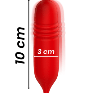 MIA™ -ROSE 2 EN 1 RECHARGEABLE POUR UN DOUBLE PLAISIRS  EN SILICONE  ROUGE – Image 4