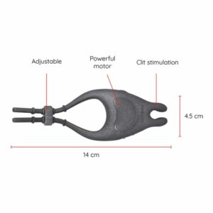ONINDER - ANNEAU VIBRATEUR RÉGLABLE RECHARGEABLE PAMPA AVEC STIMULATEUR DE CLITORIS 10 VITESSES - APPLICATION GRATUITE – Image 3