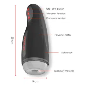 ONINDER - MASTURBATEUR MASCULIN RECHARGEABLE SEOUL 10 VITESSES - APPLICATION GRATUITE – Image 3