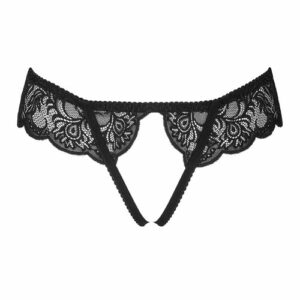 LIVCO CORSETTI FASHION - LOVE STORY CULOTTE CROTCHLESS NOIR – Image 4