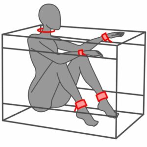 SECRET DOME - KINK CLUB LA NICHE CABINE NOIR & ROUGE , VIOLET – Image 5