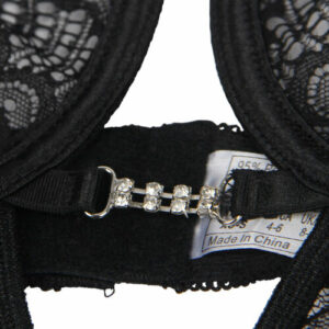 SUBBLIME - BABYDOLL EN DENTELLE À BRETELLES RÉGLABLES NOIR – Image 8