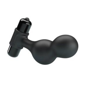 MR PLAY - PLUG ANAL VIBRATEUR EN SILICONE NOIR – Image 3